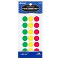 Bazic Products Bazic Assorted Color 3/4-inch Round Label, 7344PK 3807